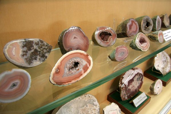 Ausstellung im Mineralienmuseum in Freisen