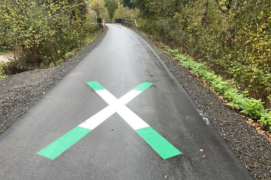 Baufortschritt BA Freisen Andreaskreuz