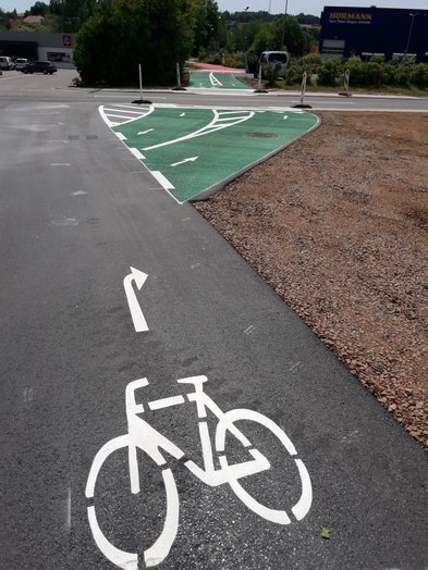Markierung Straßenquerung Freisen